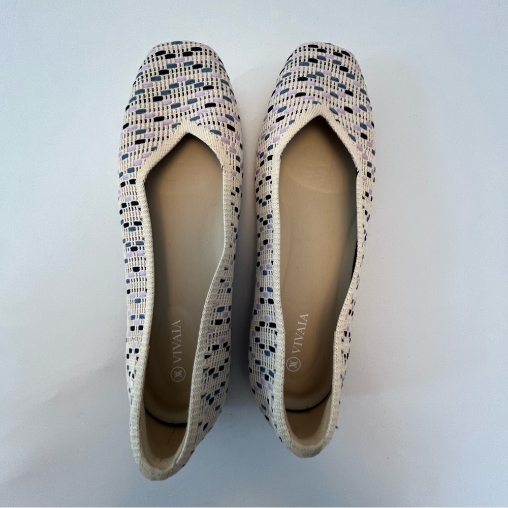 VIVAIA Women's Margot Patterned Flats Size 11 - Picture 1 of 6